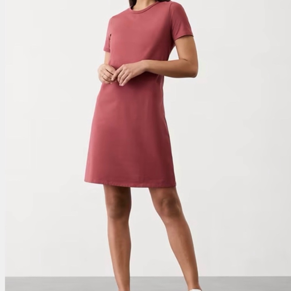 ATHLETA Essential Tee Dress, Size: XS, Color: Rosewood | NWT Never Worn